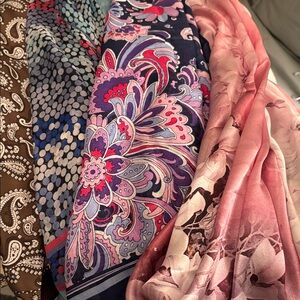Colorful Patterned Scarves Collection
